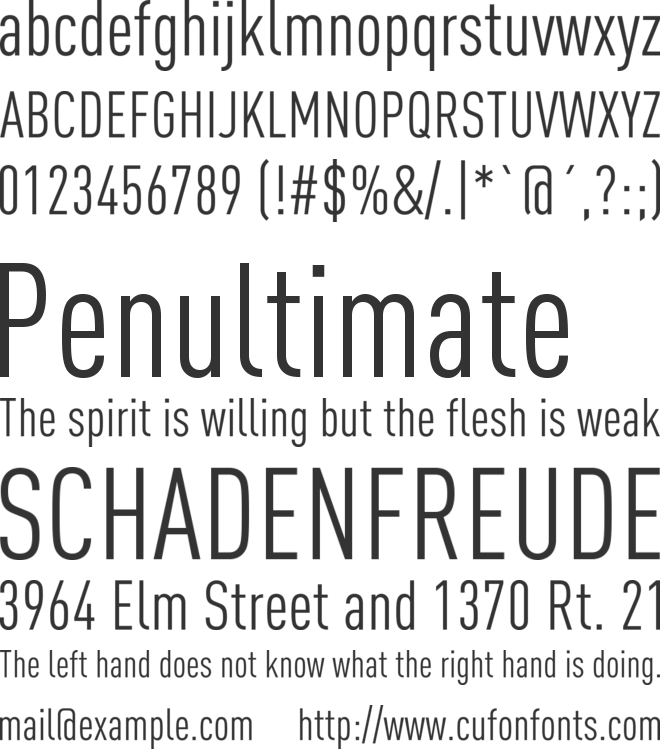 inkscape fonts similar to ff din